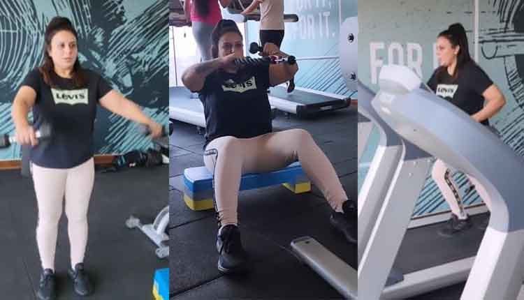 Pooja gandhi gym video