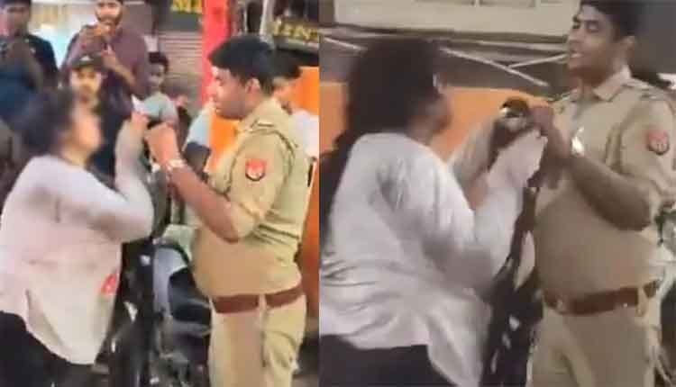 kanpur drunk woman creates high drama 0