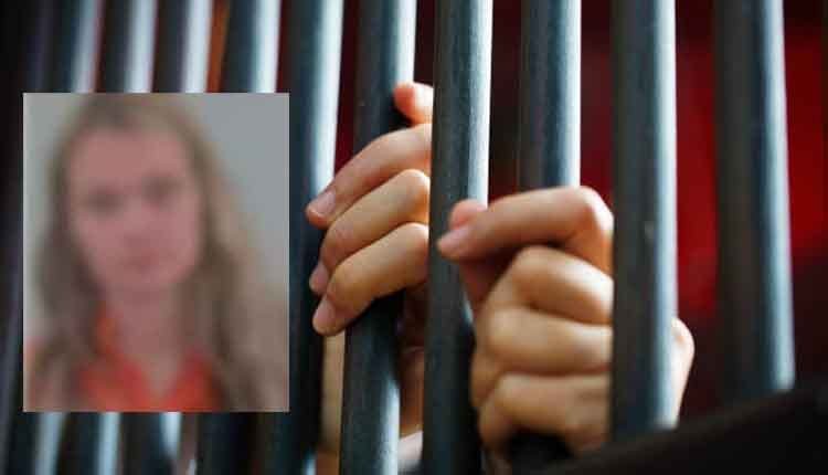 mother of 2 children was caught by the police 0