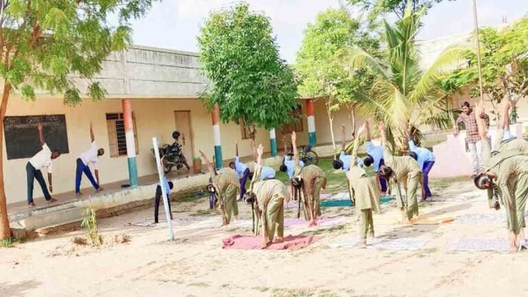 Yoga day in pavagada