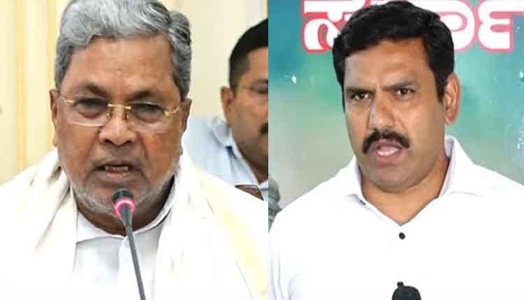 B Y Vijayendra counter to CM siddu