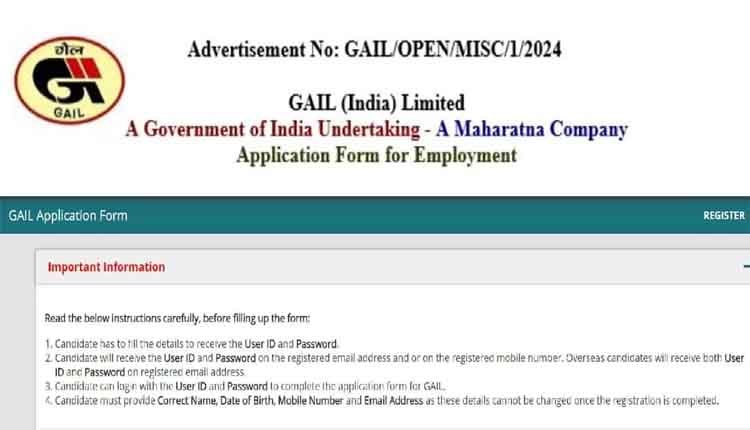 Gail recruitment notification 0