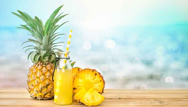 Health tips Juice drinking ananas