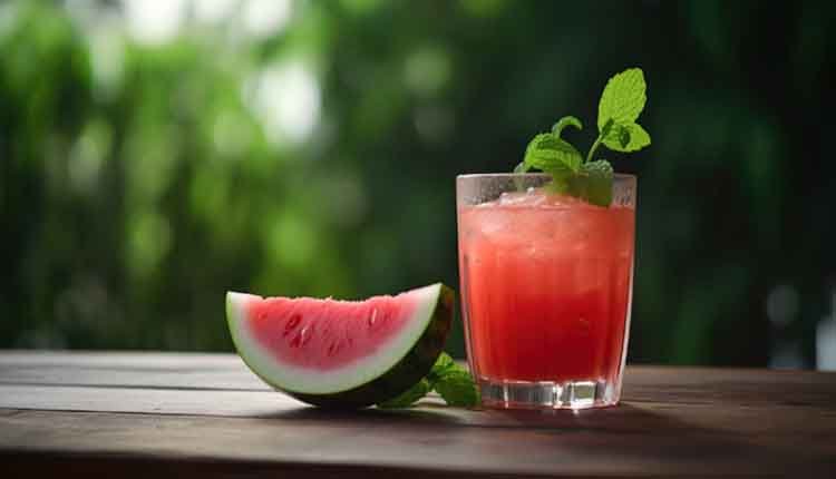 Health tips Juice drinking watermelon