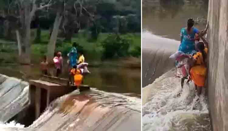 Pregnent women carrying on water 1