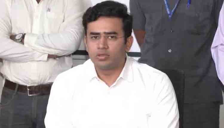 tejaswi surya reaction about Waqf property