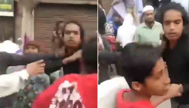 man beaten by peoples for ragging