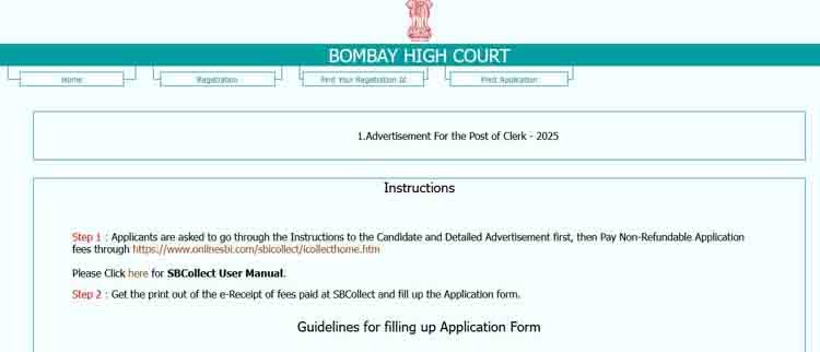 Bombay High Court 129 Clerk posts 2