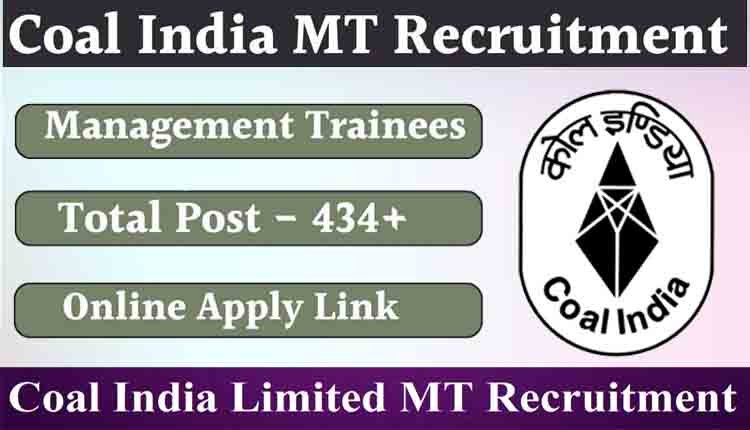 Coal India Recruitment 2025 434 post 1