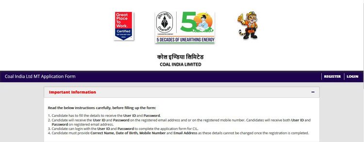 Coal India Recruitment 2025 434 post 2