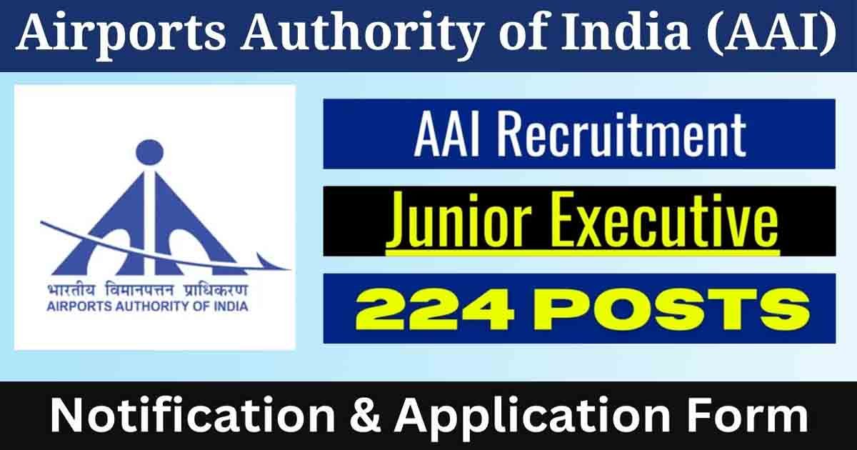 AAI Non Executive Recruitment 224 posts 0