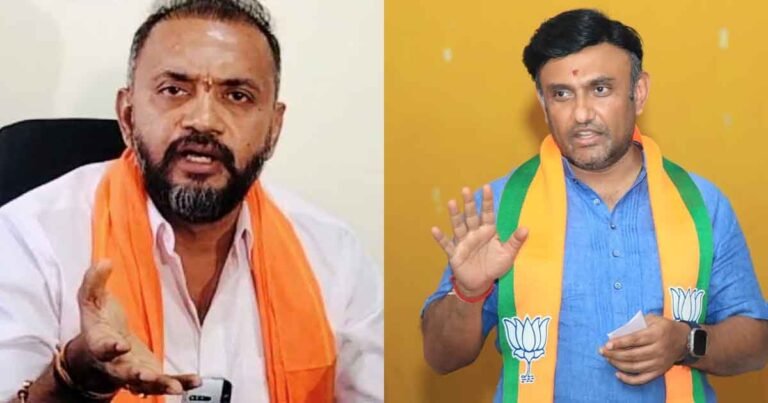 Chikkaballapur BJP political clash between Sandeep Reddy and Dr. K. Sudhakar
