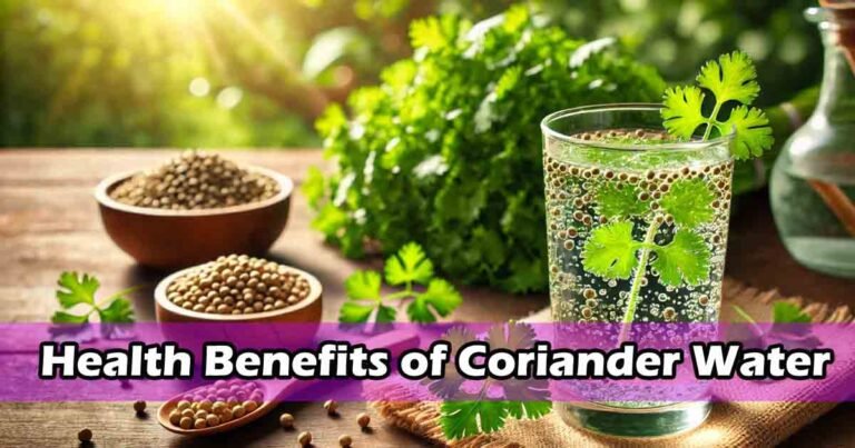 Fresh coriander leaves in water, a natural remedy with antioxidant and anti-inflammatory benefits