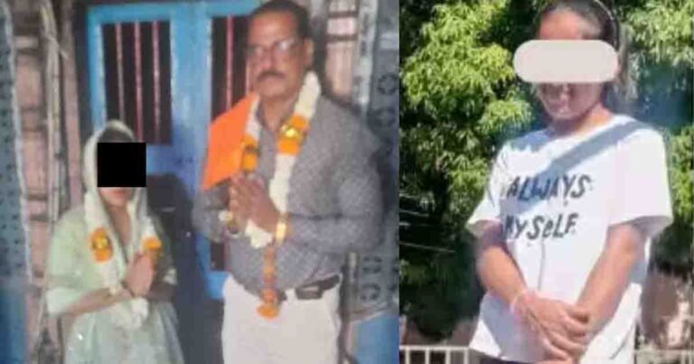 50-year-old man marries 18-year-old girl in Hubballi - Viral Wedding Photo