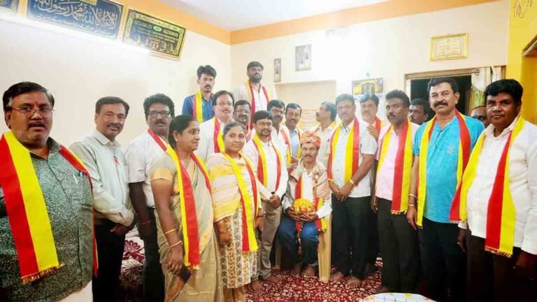 Local News B. Ameer Jan officially announced as president of Gudibande’s 7th Kannada Sahitya Sammelana