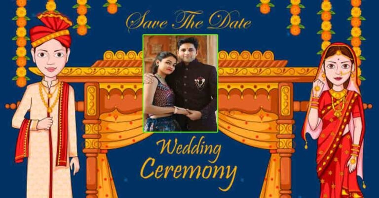 A unique wedding invitation card featuring Dr. B.R. Ambedkar, trending on social media, designed by a Rajasthan couple