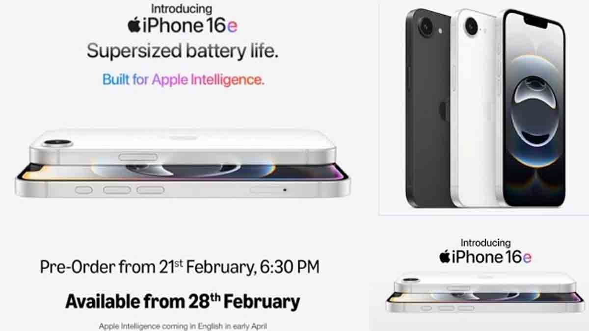 Apple iPhone 16e with A18 Chipset and Apple Intelligence – Launched in India