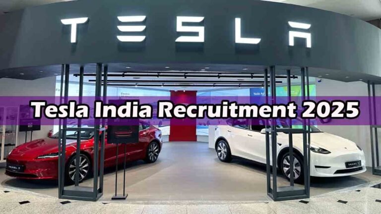 Tesla India hiring 2025 – Career opportunities in sales, service, and EV operations