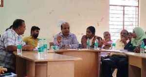 Dr B R Ambedkar - preparations for Dr. B.R. Ambedkar Jayanti celebration at Gudibande Taluk Offic