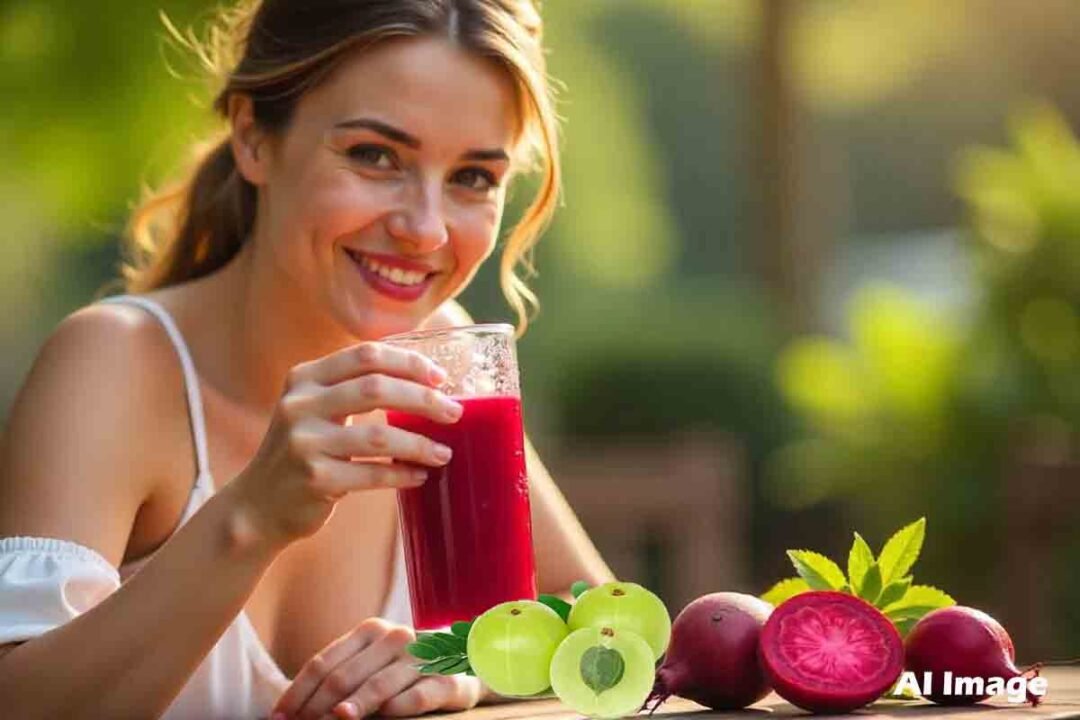 Health tips - Beetroot and Amla juice benefits - Immunity booster and detox drink