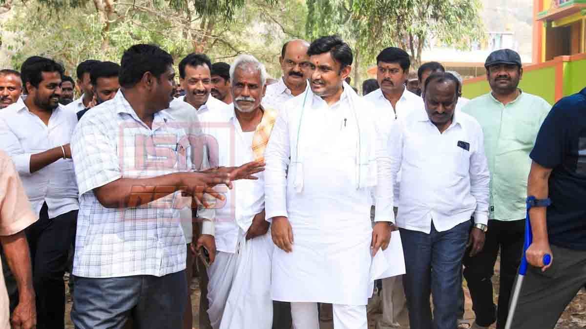 "Dr K Sudhakar at Karnataka road project inauguration"