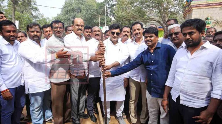 "Dr K Sudhakar at Karnataka road project inauguration"