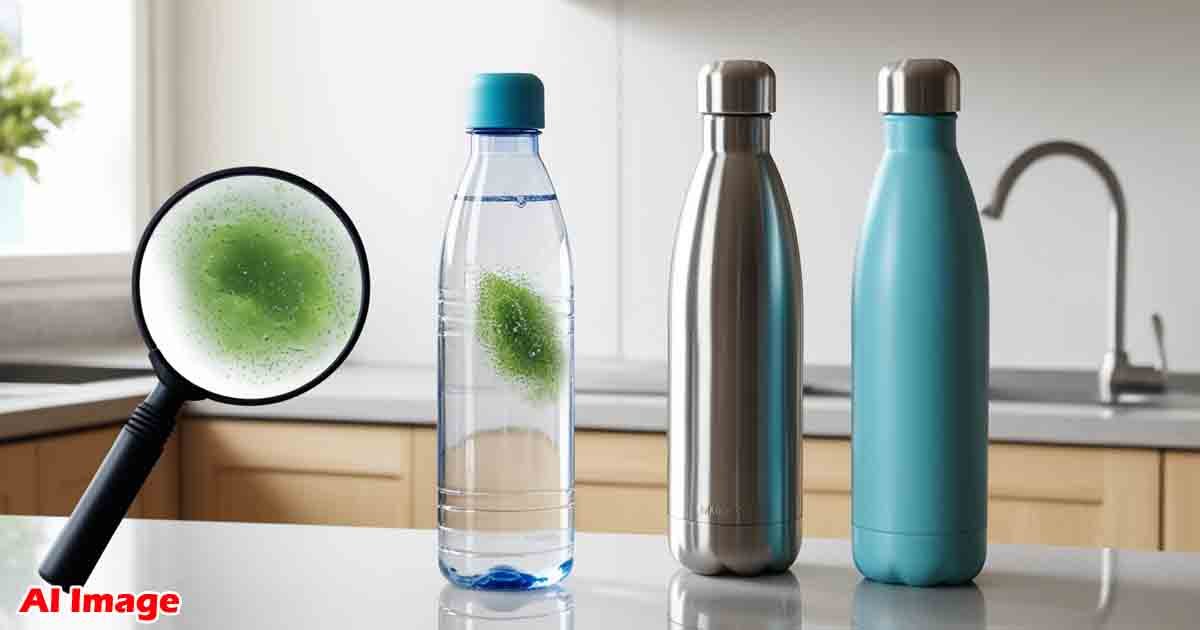 Water Bottles - Proper way to clean a reusable water bottle using hot water and soap