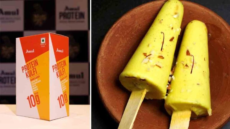 Amul Protein Mango Kulfi - High Protein Low Calorie Healthy Dessert