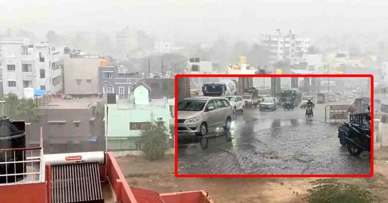 Bengalore Rains - ಬೆಂಗಳೂರಿನಲ್ಲಿ ಭಾರೀ ಮಳೆ, ರಸ್ತೆಗಳಲ್ಲಿ ನೀರು ತುಂಬಿರುವ ದೃಶ್ಯ