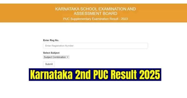 Karnataka 2nd PUC Result 2025 – Students checking results online at karresults.nic.in