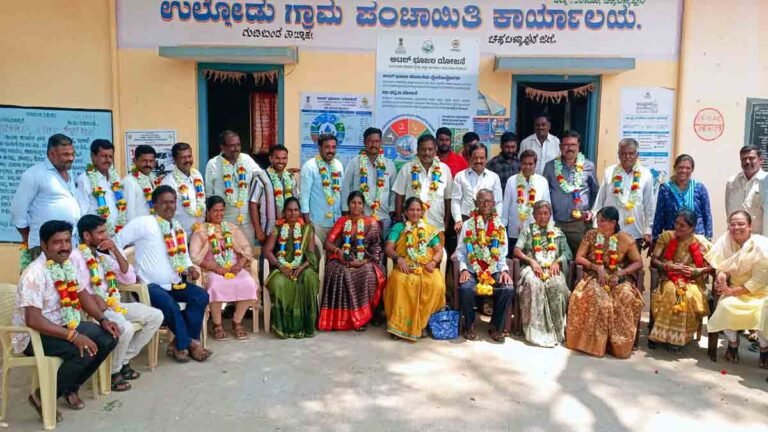 Local - cv-venkataram-elected-unopposed-ullodu-panchayat-president