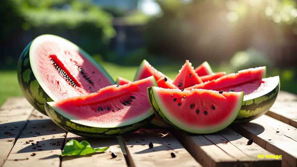 Watermelon: A perfect summer fruit rich in water, vitamins, and antioxidants — don't forget the seeds