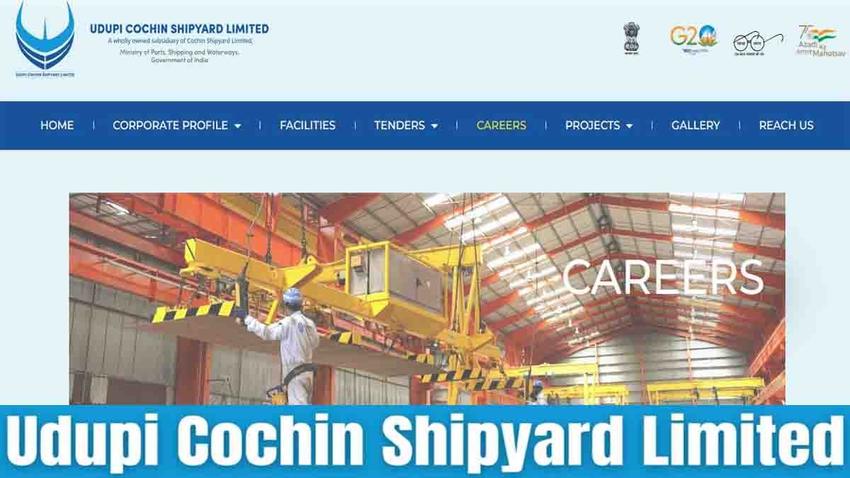 UCSL Recruitment 2025 - Udupi Cochin Shipyard recruitment 2025 – Supervisor jobs for ITI and Diploma holders in Karnataka