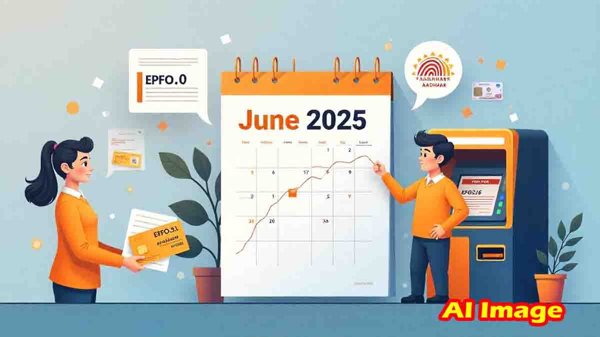 Important financial changes in June 2025 including EPFO 3.0, Aadhaar update, TDS deadline