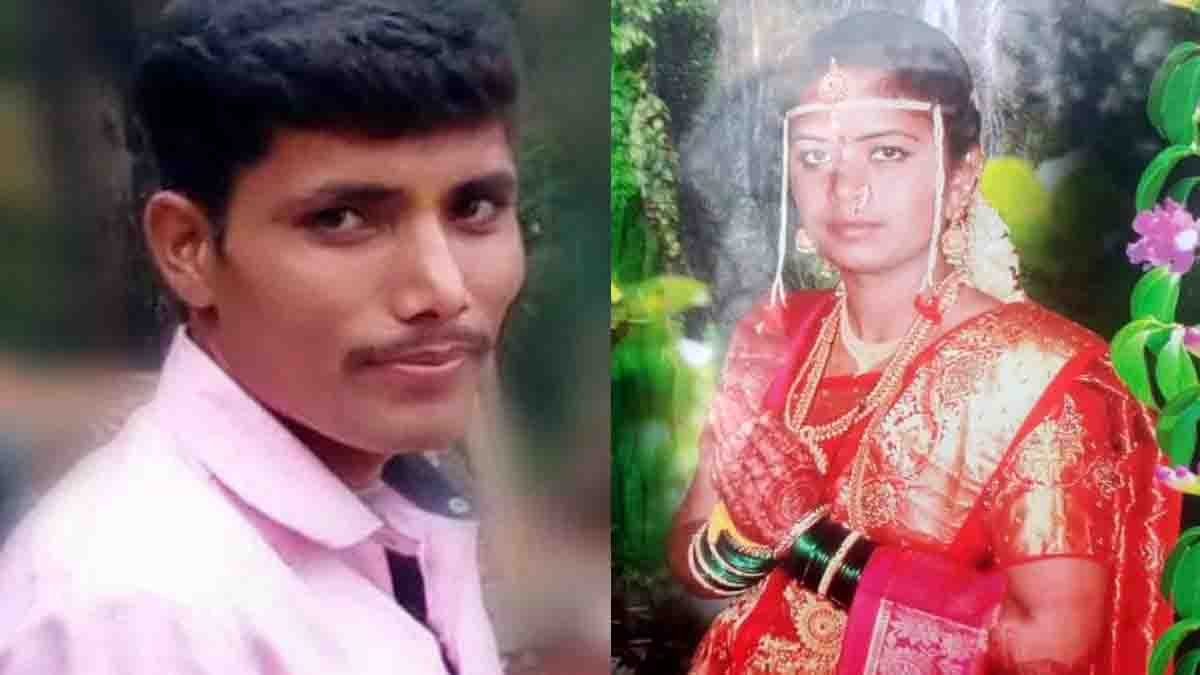 Kalaburagi crime scene where husband murders wife and lover due to an immoral relationship, police investigation in progress