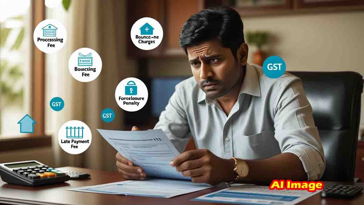 A person reviewing personal loan charges and hidden fees before applying