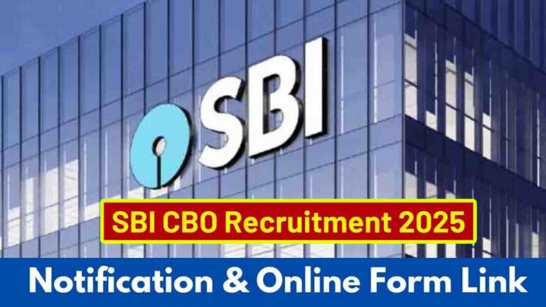 SBI CBO Recruitment 2025: Apply Online for 2964 Circle Based Officer Positions