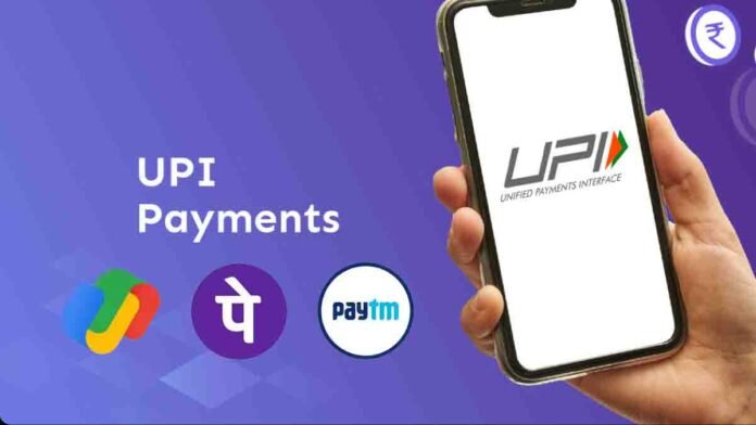 Mobile screen showing UPI payment blocked for high-risk number