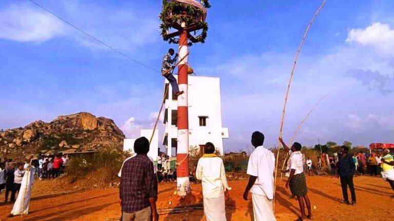 Hindu Festival - Akkamma Deepotsava and Kayi Utlu Parushe Festival in Gudibande, Karnataka