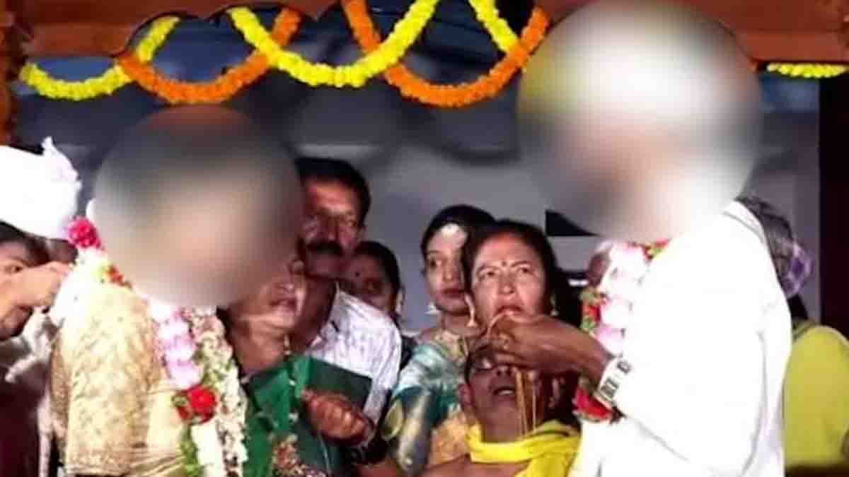 Bride refuses marriage at the altar in Hassan wedding hall after receiving a phone call – shocking viral incident in Karnataka