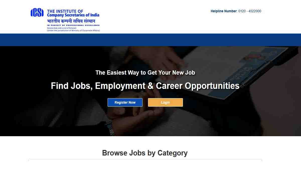 ICSI Recruitment 2025 – Research Associate & Consultant Vacancy Notification