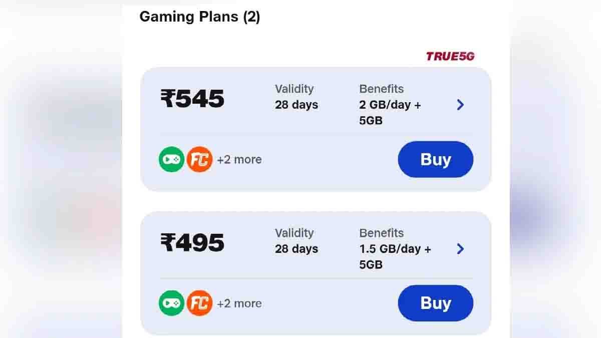 Reliance Jio launches 5 new gaming-focused prepaid plans with free JioGames Cloud access and entertainment benefits in India