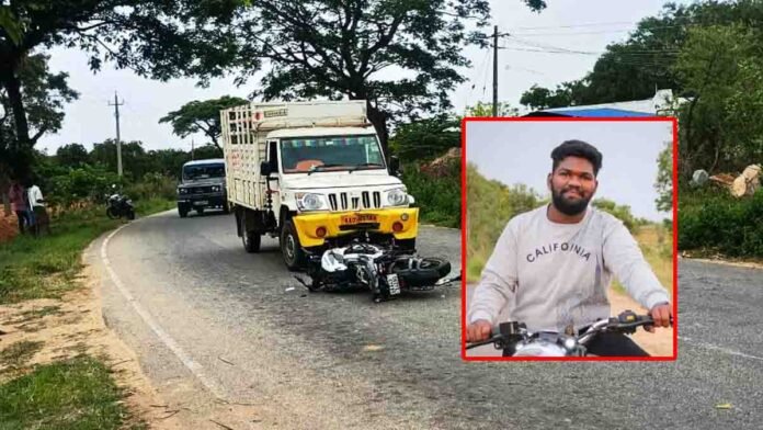 Bike Rider Killed in Bolero Collision at Benneparti Cross, Gudibande - Accident