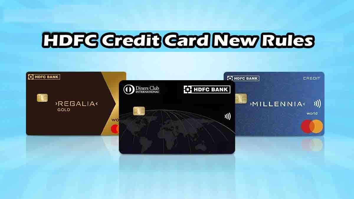HDFC Credit Card New Rules 2025 – Transaction Charges, Reward Points, Lounge Access