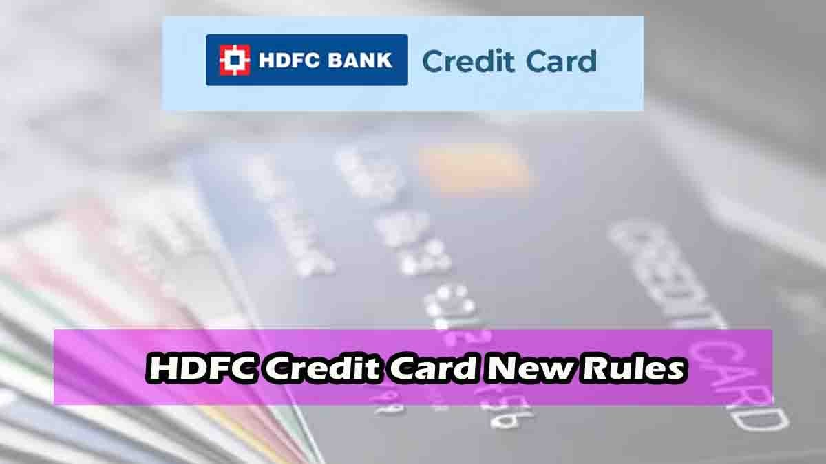 HDFC Credit Card New Rules 2025 – Transaction Charges, Reward Points, Lounge Access