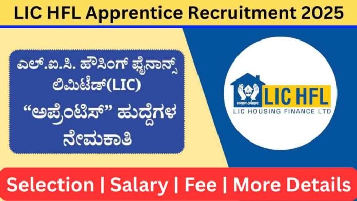 LIC HFL Recruitment 2025 – Apply for 250 Apprentice Posts, Eligibility, Exam Date, Salary