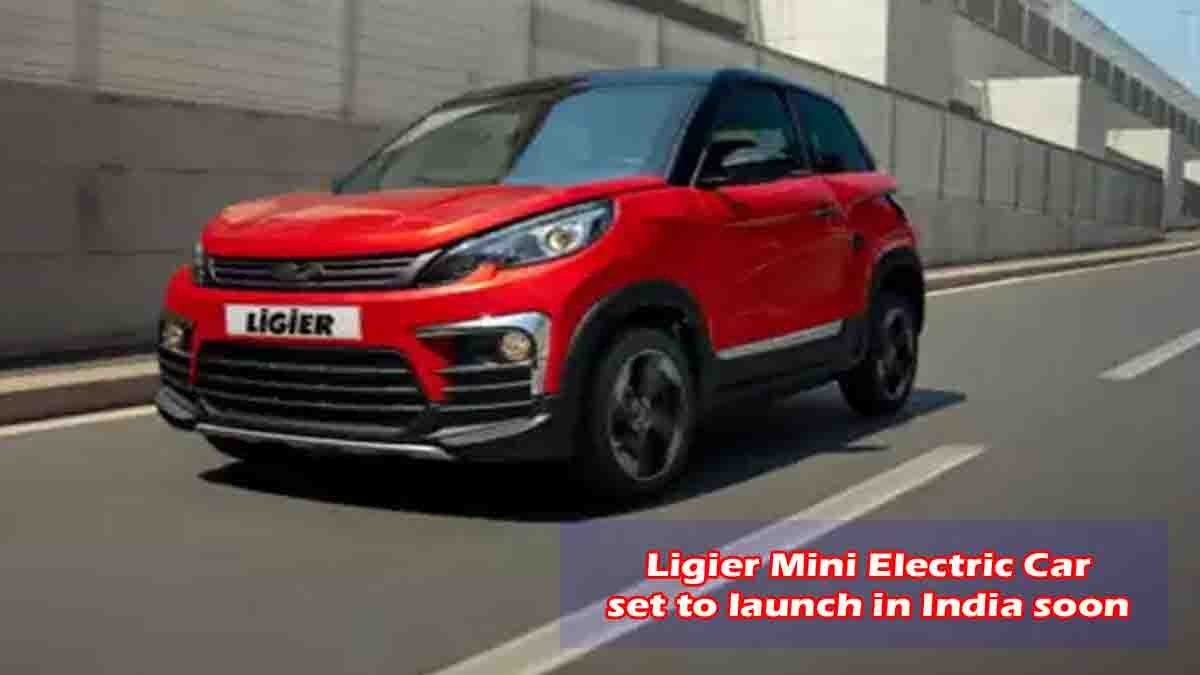 EV Vehicles - Ligier Mini EV – Cheapest Electric Car in India with modern features