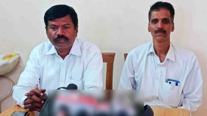 Former students of Beechaganahalli Government School hosting a Pratibha Puraskara and group singing event to save the school - Local News