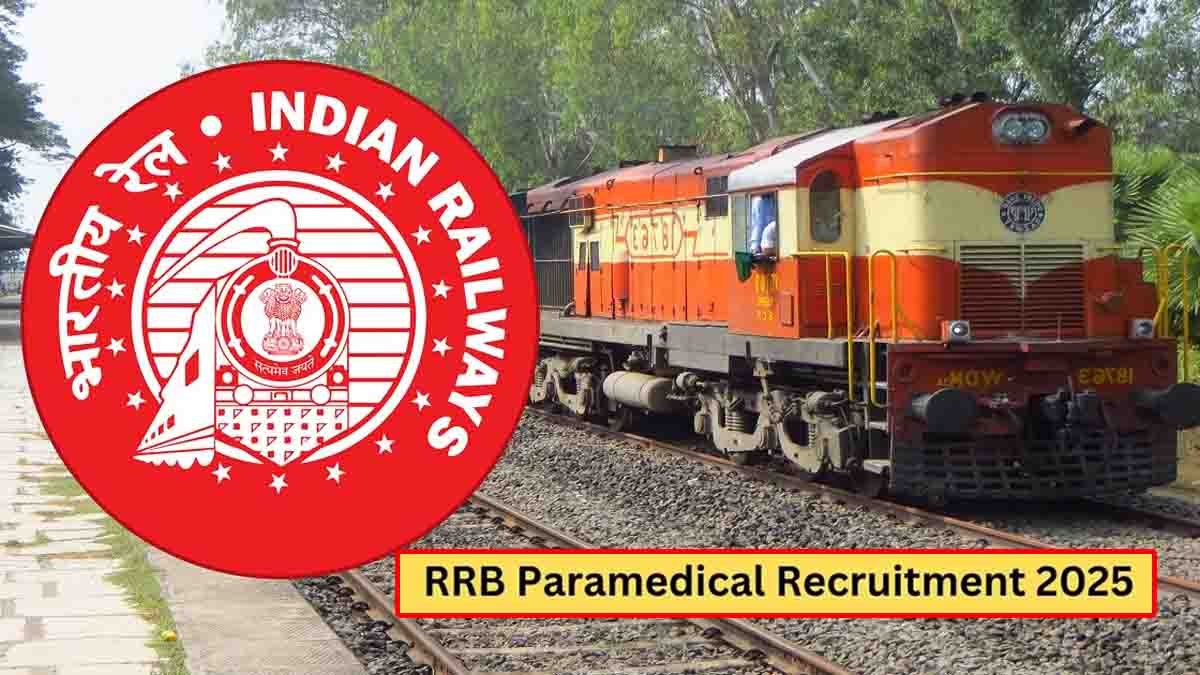 RRB Recruitment 2025 – Apply for 403 Paramedical Vacancies in Indian Railways
