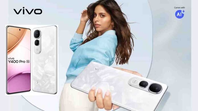 Vivo Y400 Pro 5G Smartphone with 50MP Selfie Camera and 5500mAh Battery